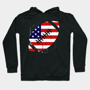 Usa America Flag Rugby 4Th Of July Hoodie